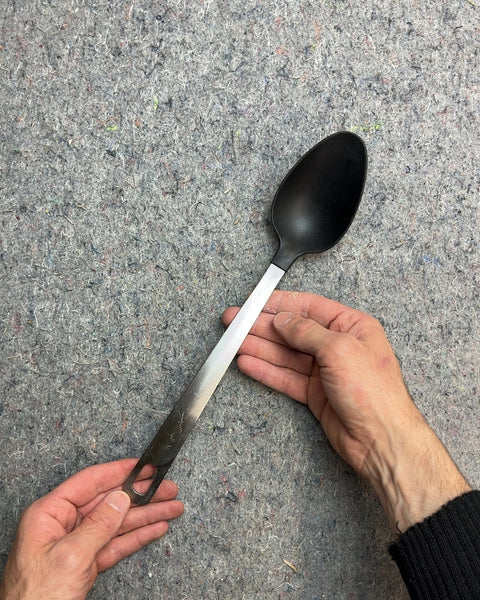Black and Silver Serving Spoon