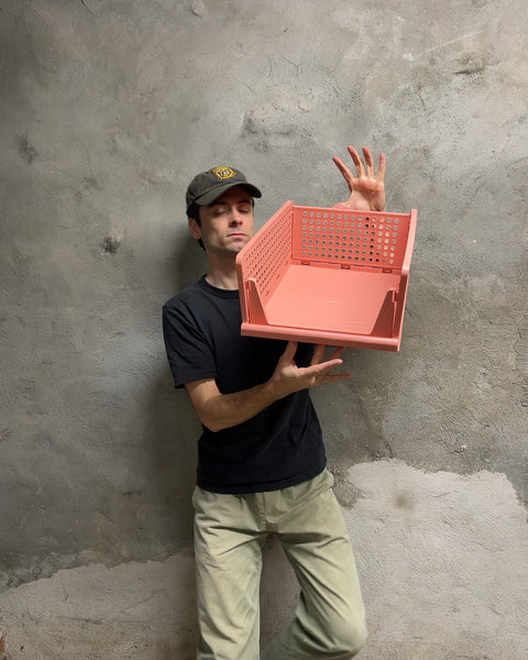 One More Collapsible Open Front Storage Crate, 13x16"
