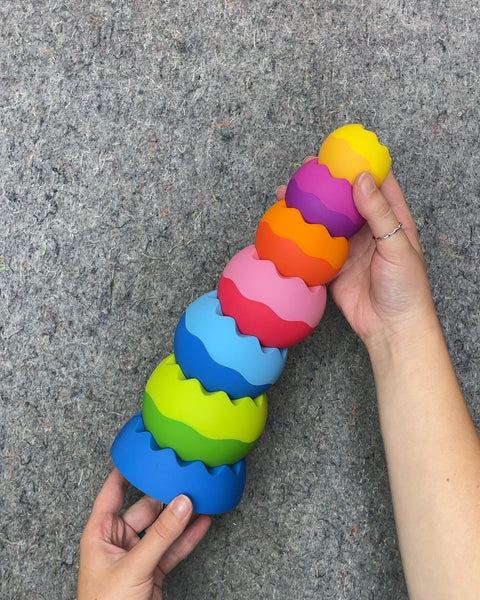 Super Aesthetic Colorful Stacking Sensory Toy
