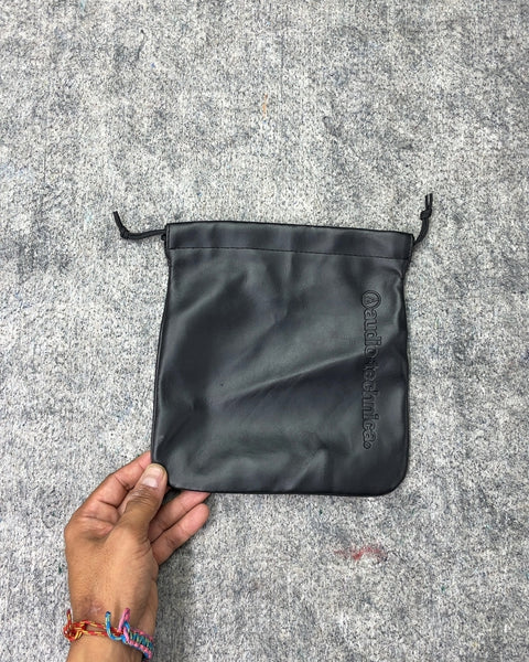 Audio-Technica Black Drawstring Pouch