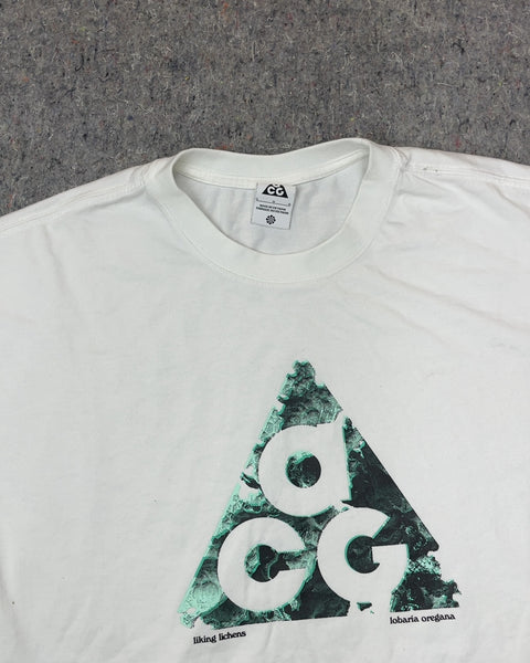 ACG White Graphic T-Shirt, Sz L