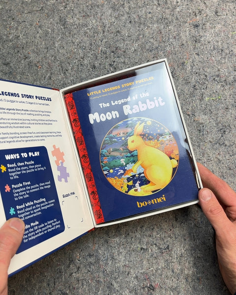 Little Legends Story Puzzles: The Legend of the Moon Rabbit, 50 Piece Story Puzzle