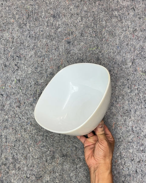 Gianna by Signature Housewares White Serving Bowl, 8" Diameter