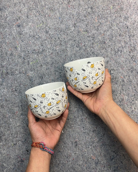 Gudetama Ceramic Bowls