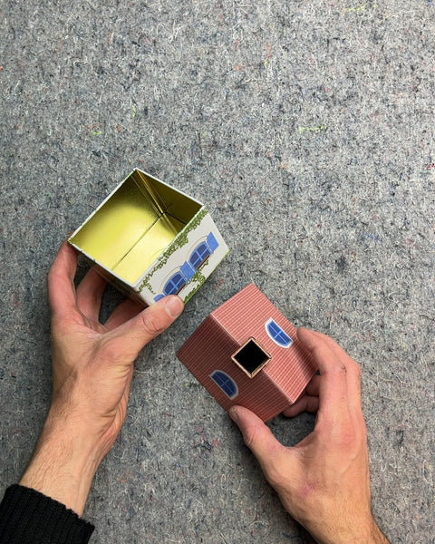 House Shaped Tin Box
