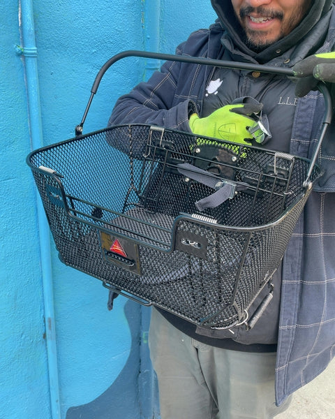 Killer Wire Bicycle Basket for the Spring Weather Coming