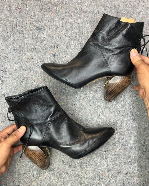 Maiyet Leather Ankle Boots, Sz 39 EU