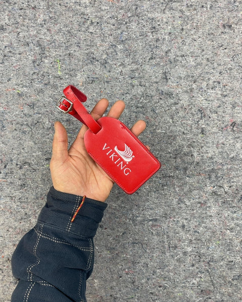 Viking Red Luggage Tag