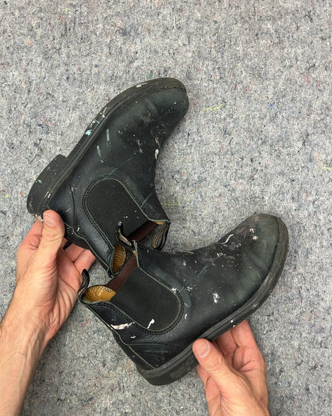 Blundstone Chelsea Boots With Paint Stains, Size US 5W