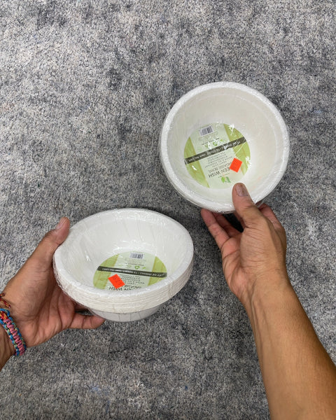 Green Wish 17 oz Bagasse Disposable Bowls, 12 Count (Pack of 2)