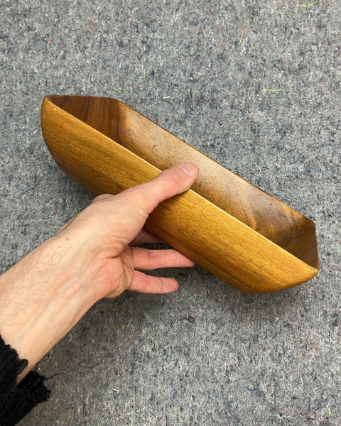 Pretty Wooden Acacia Carved Tray For Your Keys Etc...