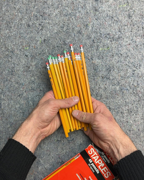 Staples #2 HB Wood Pencils