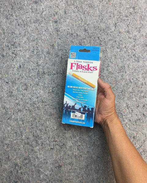 Fake Tampon Flasks!