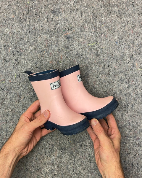 Hatley Pink Kids Rain Boots, Size 5