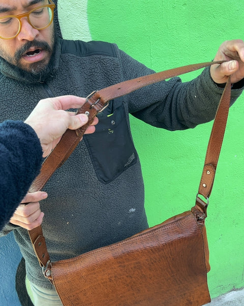 Rowdy Leather Shoulder Bag
