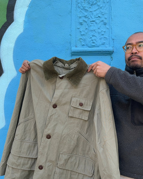 Vintage Workwear Barn Coat, Size L