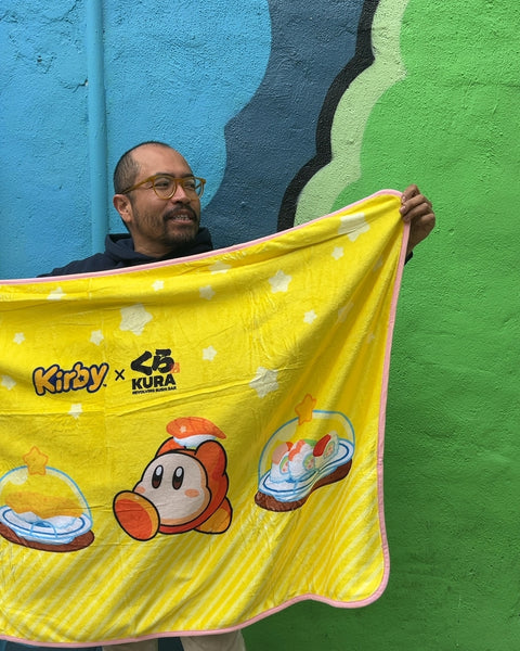Kirby x Kura Sushi Blanket