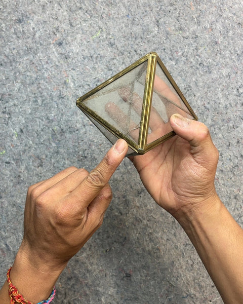 Geometric Glass Terrarium