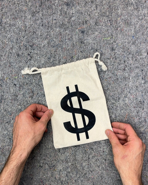 A Drawstring Bag To Keep All Your Cash Safe