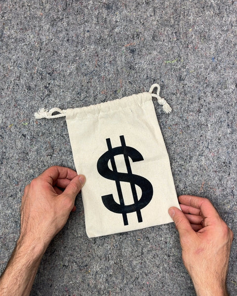 A Drawstring Bag To Keep All Your Cash Safe