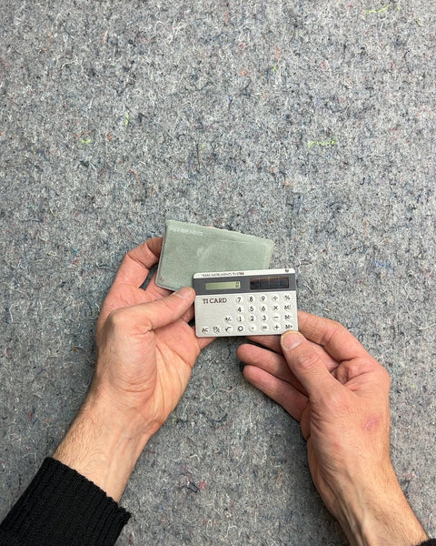 Vintage TI Card Calculator