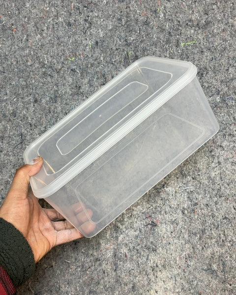 Clear Plastic Storage Container