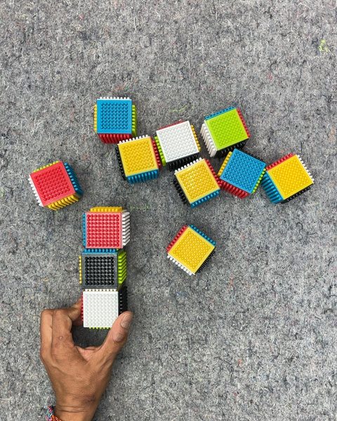 Colorful Interlocking Building Blocks