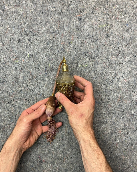 Vintage Style Perfume Atomizer Bottle with Tassel