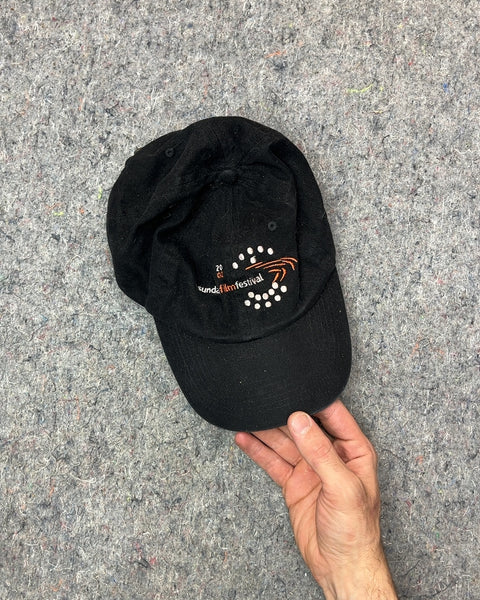 Sundance 2002 Film Festival Black Baseball Cap