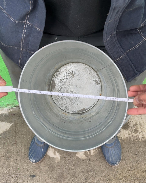Metal Bucket / Plant Pot, 10" Wide
