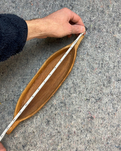 Handcrafted Leaf Tray, 13"