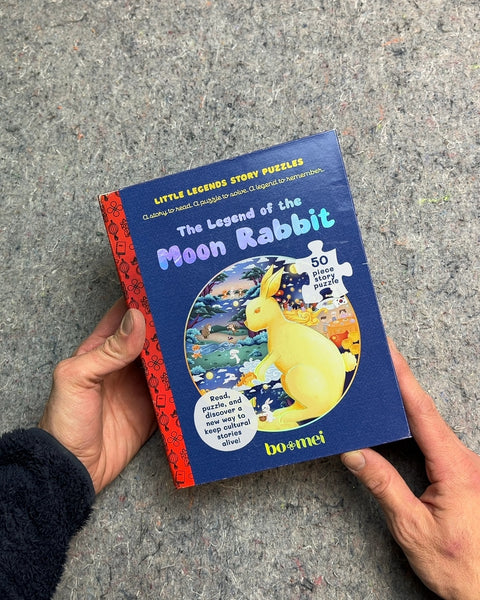 Little Legends Story Puzzles: The Legend of the Moon Rabbit, 50 Piece Story Puzzle