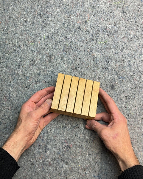 Bamboo Knife Block For In-Drawer Storage
