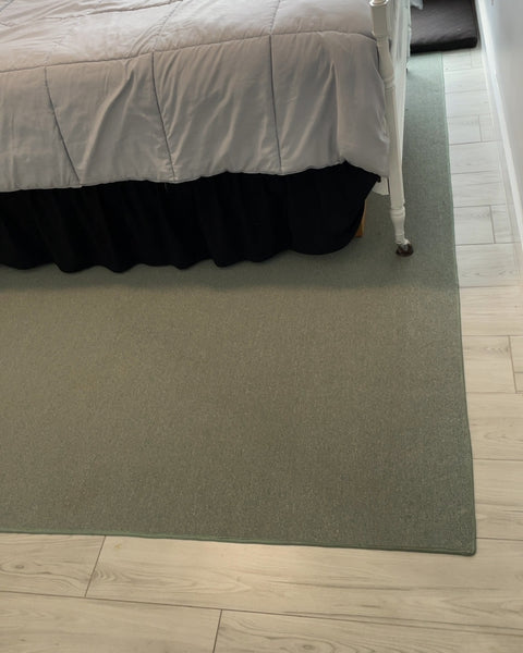 Sea Green Color Area Rug, 72x120”