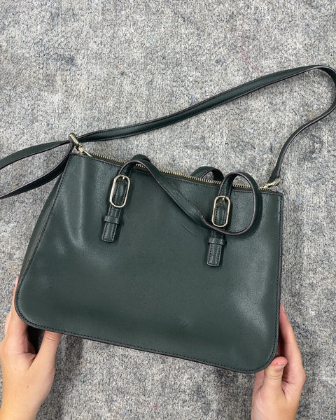 Kate Spade New York Green Shoulder Bag With A Couple Small Stains