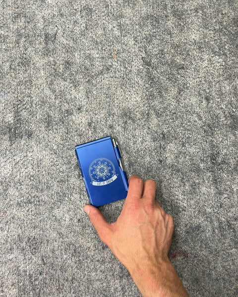 Blue Mini Notebook with Pen