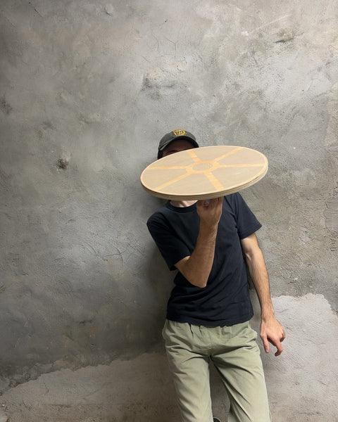 Wooden Round Balance Board Wobble Board, 16"