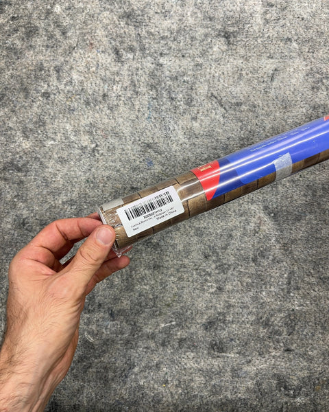 FunStick Brown Wood Block Peel and Stick Wallpaper Roll