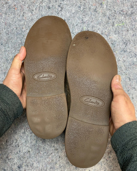 Clarks Leather Chukka Boots, Sz 10.5 M US or 44 EU