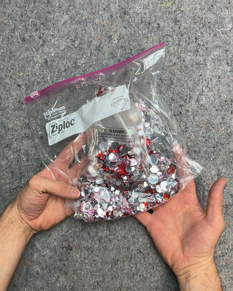 Bag of Assorted Craft Rhinestones