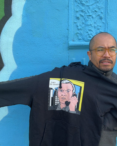 Roy Lichtenstein Black Hoodie, Size S