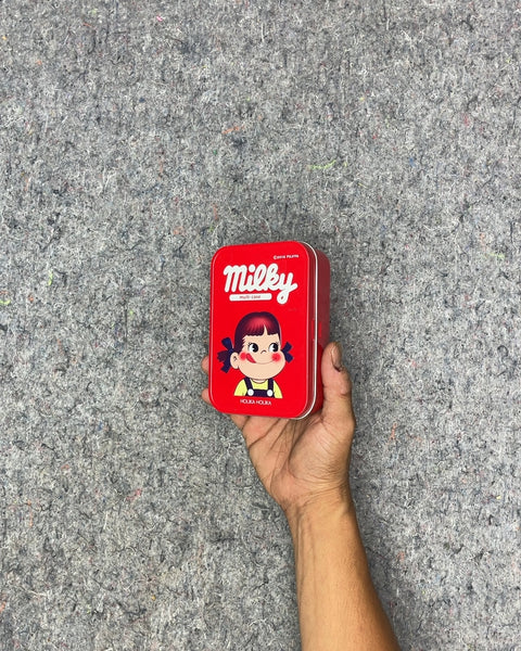 Milky Peko-chan Red Tin Box