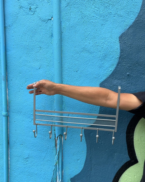 Metal Wall Mounted Hook Rack