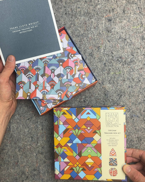 Frank Lloyd Wright Origami Treasure Box Kit
