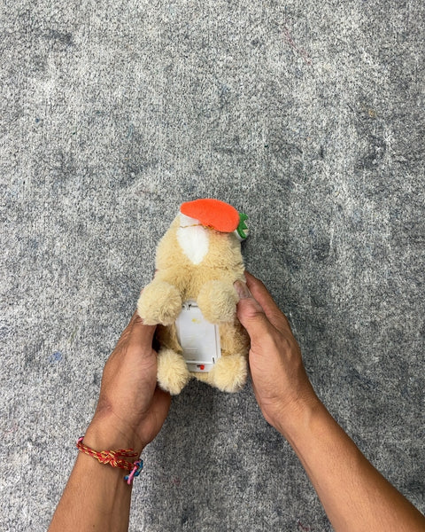 Robotic Plush Bunny with Carrot Toy