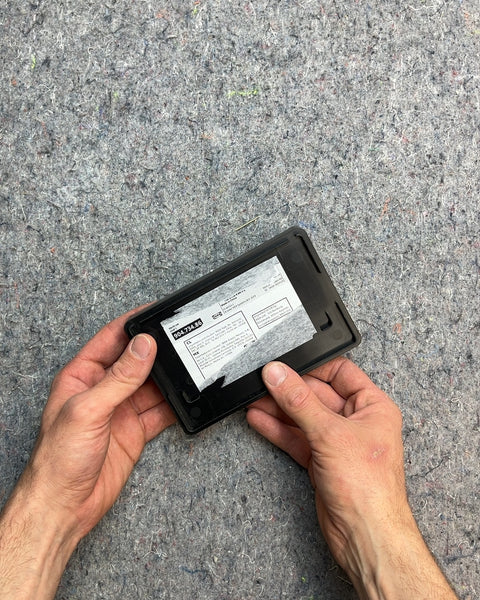 Black Plastic Tray, 4x6"