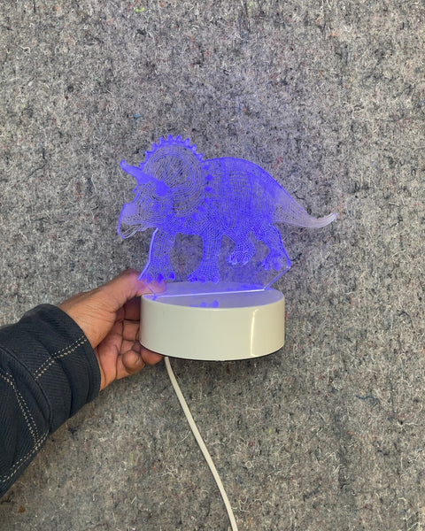 Triceratops LED Night Light