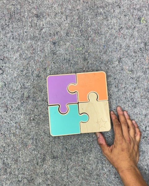 Lovevery Wooden Four Piece Puzzle