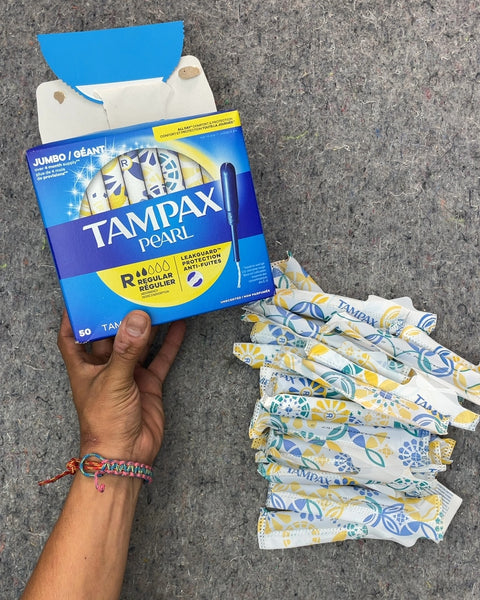 Tampax Pearl Regular Unscented Tampons, 50 Count