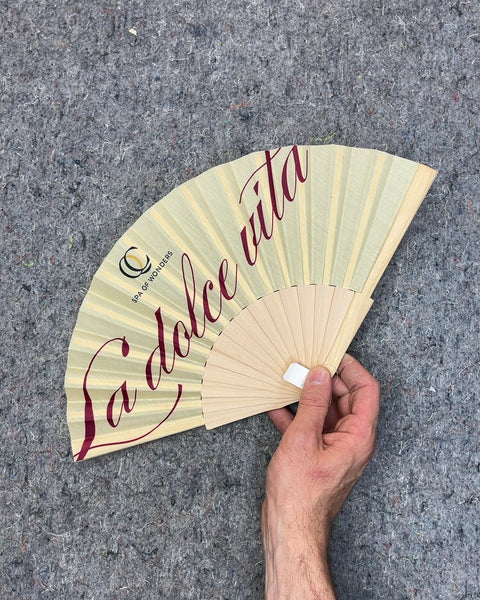 La Dolce Vita Hand Fan